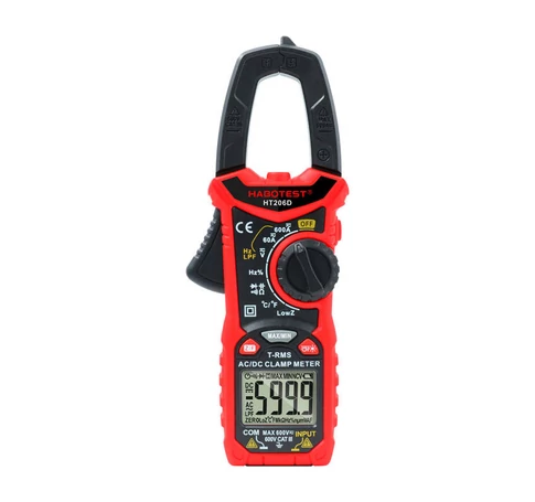 Habotest HT206D digitális bilincsmérő True RMS, NCV, LPF