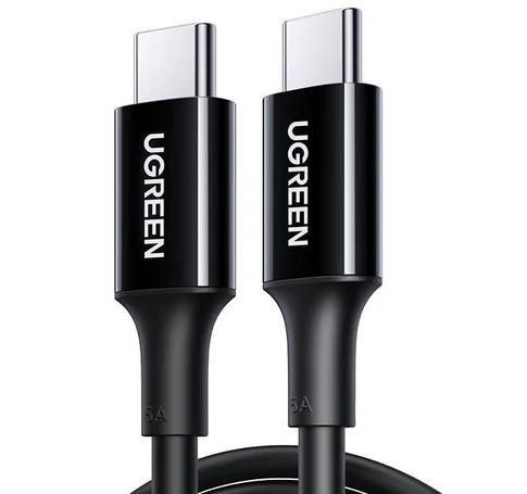 USB-C – USB-C UGREEN US300 kábel, 100 W, 5 A, 2 m (fekete)