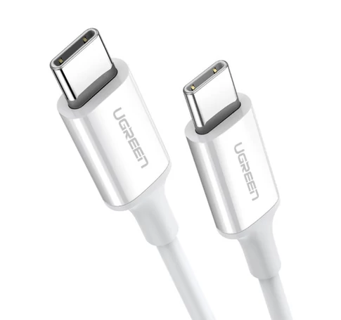 UGREEN US264 USB-C-USB-C kábel, 60W, 0,5 m (fehér)