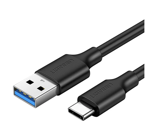 UGREEN US184 USB és USB-C 3.0 kábel, 2 m (fekete)