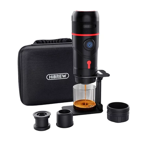 HiBREW hordozható 3 az 1-ben kávéfőző tokkal H4-premium 80 W