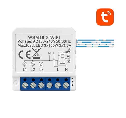Avatto WSM16-W3 TUYA intelligens Wi-Fi fali kapcsoló
