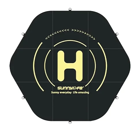Sunnylife drón leszállószőnyeg 110cm hatszögletű - kétoldalas - vízálló (TJP10)