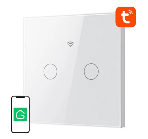 Gosund SLS2 Smart Touch WiFi-s kettős kapcsoló Tuya