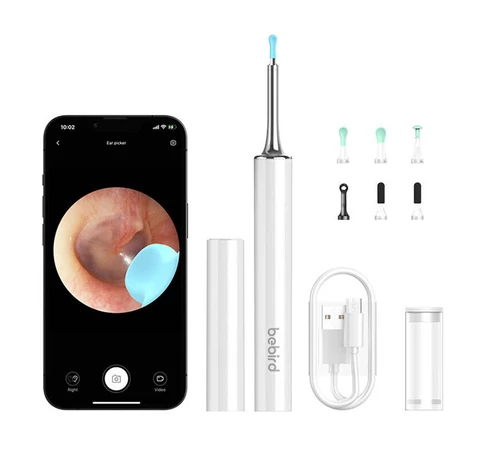 Bebird T15 intelligens, vizuális fültisztító pálca (fehér)