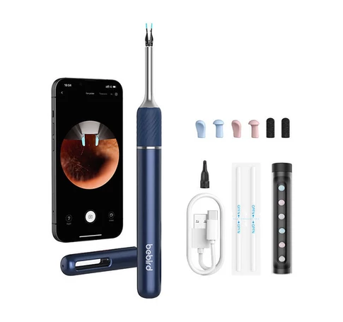 Bebird Note 5 fültisztító kamera otoszkóp (kék)