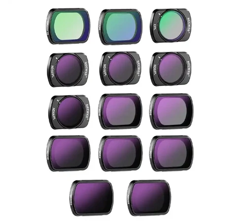 Szűrőkészlet DJI Osmo Pocket 3 Neewer FL-P10-hez (ND8~1000,LPR,MIST1/4,CPL,ND8/PL~ND64/PL)