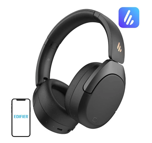 Edifier W830NB vezeték nélküli fejhallgató, ANC (fekete)