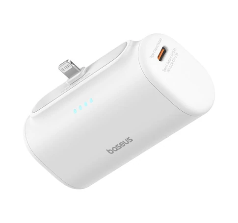 Baseus Compact powerbank, 5000mAh, 20W (fehér)