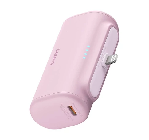 Baseus Compact powerbank, 5000mAh, 20W (rózsaszín)