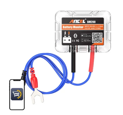 Bluetooth Battery Tester Ancel BM200 6-20V DC
