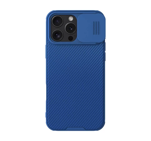 Nillkin CamShield Pro iPhone 16 Pro Max tok (kék)