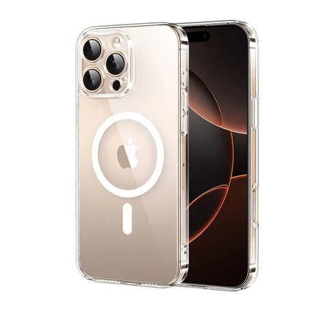 UGREEN CA111 MagSafe iPhone 16 Pro tok, sárgulásgátló (átlátszó)