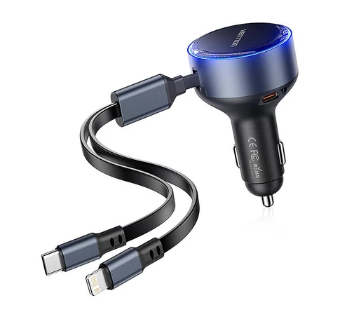 Vention FFOB0 USB-C autós töltő + USB-C/Lightning 30W kábel
