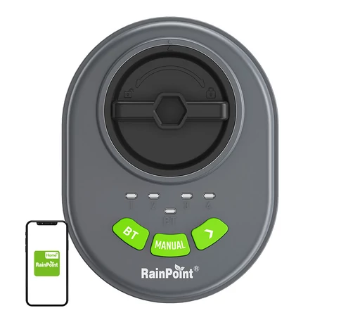 RainPoint 4 zónás esőztető vezérlő alkalmazással, Bluetooth-al