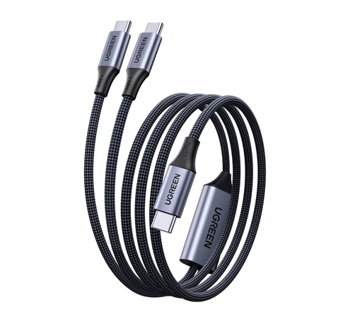 UGREEN L533 USB-C x2 PD univerzális kábel, 140 W, 2 m