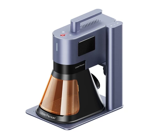 LaserPecker LP5 lézergravírozó, védőburkolattal