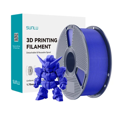 Sunlu PLA+ 2.0 filament (Klein Blue)