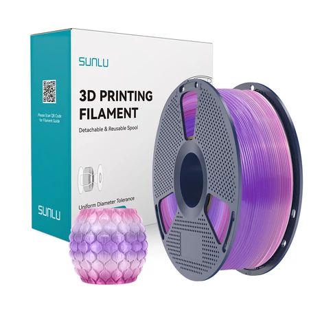 Sunlu PLA átlátszó (szivárvány) 03 filament