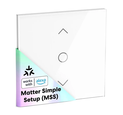 Meross MRS100MA(EU) intelligens WiFi-vezérlésű redőnykapcsoló (Matter)