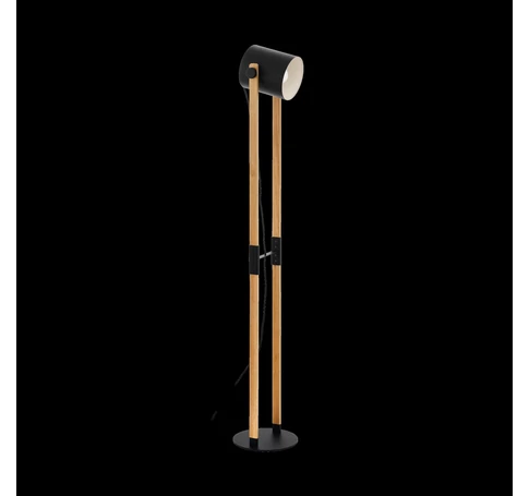 Álló E27 1x28W fekete/fa Hornwood