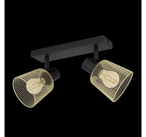 Fali/menny E27 3x10W fa/feketeBatallas