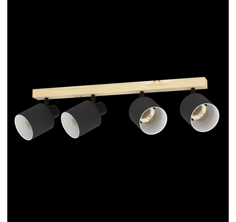 Fali/menny E27 4x10W fa/feketeBatallas