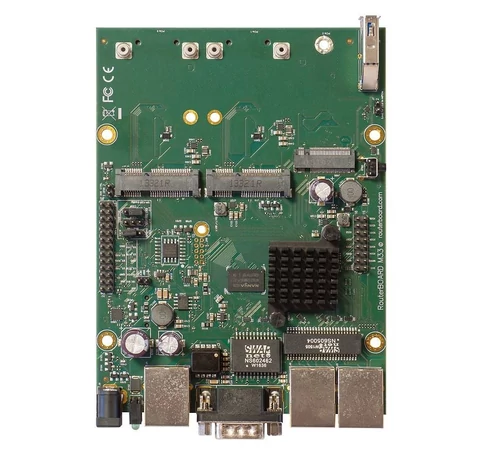 Mikrotik RBM33G vezetékes router Fekete, Zöld, Szürke
