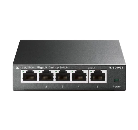 TP-Link TL-SG105S Beállítást nem igénylő (unmanaged) Gigabit Ethernet (10/100/1000) Fekete