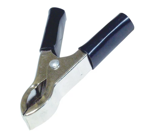 Home VBC 30/BK akkumulátorcsipesz, 30 A, szigetelt, forrasztható, 12 V, 75 mm, fekete