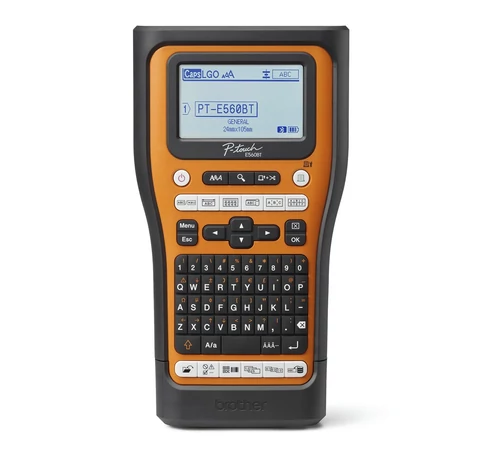 Brother PT-E560BTSP professzionális címkenyomtató Bluetooth-szal, QWERTY