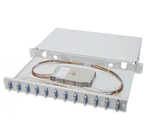 Digitus DN-96321/9 optikai adapter SC 1 db Szürke