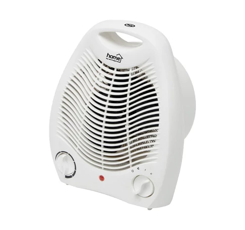 Home FK 1 hordozható elektromos ventilátoros fűtőtest, 1000W/2000W, fehér