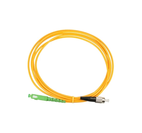 Extralink SC/APC-FC/UPC | Patchkábelsor | Egymódusú, Simplex, G657A1, 3mm, 2m