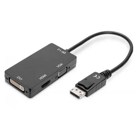 Digitus AK-340418-002-S video átalakító kábel 0,2 M DisplayPort DVI-D Fekete