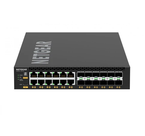 NETGEAR M4350-12X12F Vezérelt L3 10G Ethernet (100/1000/10000) 1U Fekete