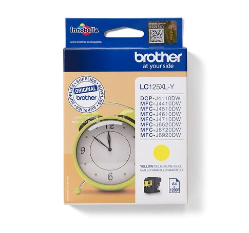 Brother LC125XLY tintapatron 1 dB Eredeti Sárga