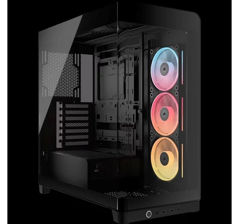 Corsair 4500X LX-R RGB Tempered Glass Mid-Tower, Black Midi Tower