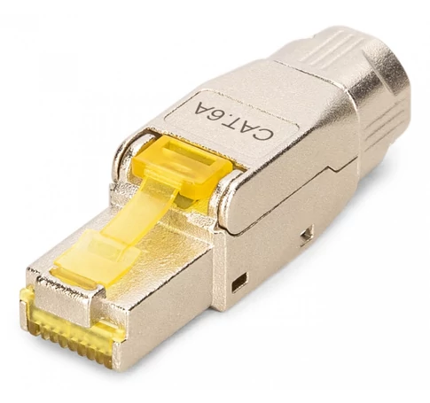 Digitus DN-93638 huzalcsatlakozó RJ-45 Ezüst, Sárga