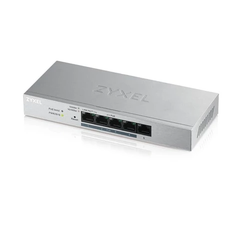 Zyxel GS1200-5HP v2 Vezérelt Gigabit Ethernet (10/100/1000) Ethernet-áramellátás (PoE) támogatása Szürke