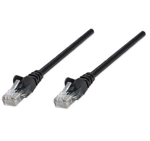 Intellinet Cat6A, SFTP, 0.25m hálózati kábel Fekete 0,25 M S/FTP (S-STP)
