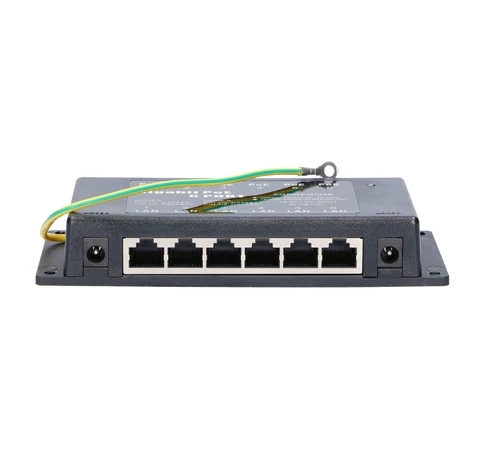 Extralink 6 Portos | Gigabit PoE Injektor | 6x 1000Mb/s RJ45