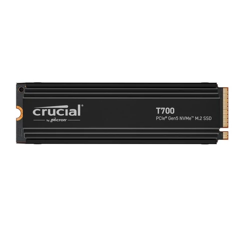 Crucial CT2000T700SSD5 T700 2TB PCIe Gen5 NVMe M.2 SSD hűtőbordával