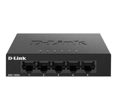 D-Link DGS-105GL/E hálózati kapcsoló Beállítást nem igénylő (unmanaged) Gigabit Ethernet (10/100/1000) Fekete