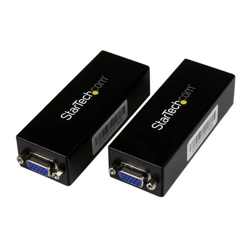 StarTech.com ST121UTPEP audió/videó jeltovábbító AV adó- és vevőegység Fekete