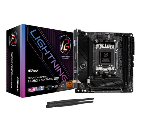 ASRock 90-MXBMP0-A0UAYZ B650I Lightning WiFi Mini ITX Alaplap