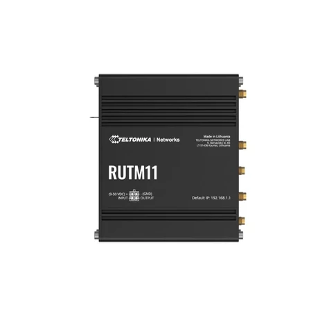 Teltonika RUTM11 vezetékes router Gigabit Ethernet Fekete