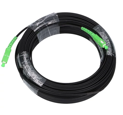 Extralink SC/APC-SC/APC Lapos | Patchcord | függő, egymódusú, Simplex, G.657A2, 15m