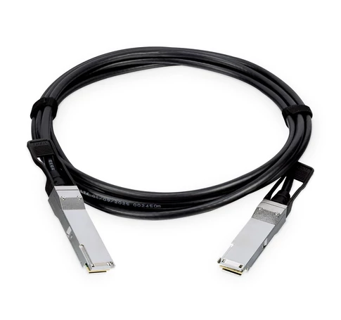 PLANET 100G QSFP28 Direct Attached hálózati kábel Fekete, Fémes 3 M