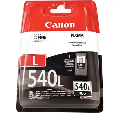 Canon PG-540L tintapatron 1 db Eredeti Standard teljesítmény Fekete